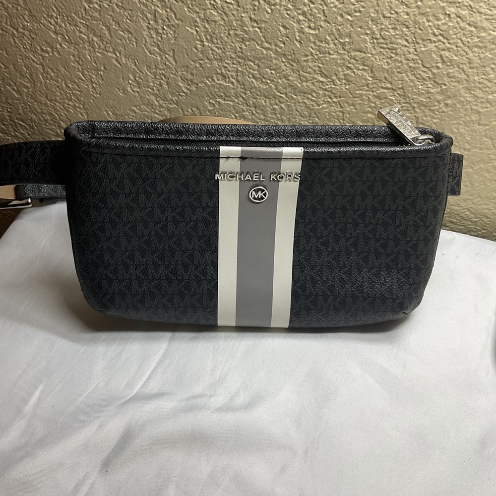 Michael Kors Black and Gray belt Bag
